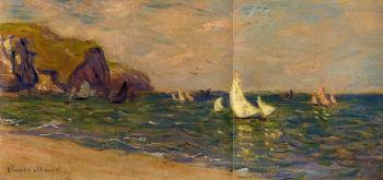 Claude Oscar Monet : Sailboats at Sea, Pourville